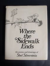 Where the Sidewalk Ends 1974 Shel Silverstein HB Dust Jacket Hardback 1970s Vtg