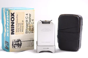 CÁMARA MINOX SUBMINIATURA C4 CUBO FLASH CON ESTUCHE Y CAJA (COMO NUEVA) - Imagen 1 de 4