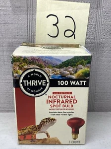 Thrive All Reptiles Nocturnal Infrared Spot Bulb for Reptiles FREE - Picture 1 of 5