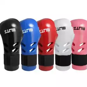 Blitz Sports Dipped Foam Tag Gloves Karate Kickboxing Point Sparring - Picture 1 of 13