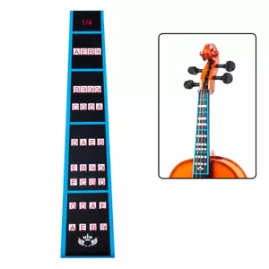 1/4 Violin Fingerboard Sticker Fretboard Note Label Fingering Chart Practice - Picture 1 of 8