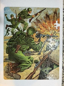 1965 GI Joe Hasbro Puzzle - Missing 1 Piece - Picture 1 of 7