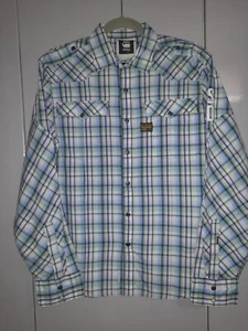 G Star Raw Check Shirt Size Large - Picture 1 of 11