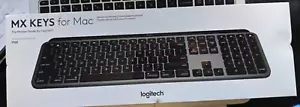 Logitech MX Keys Advanced Wireless Illuminated Keyboard for Mac, Backlit LED - Picture 1 of 4