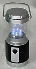 Mini-Lanterne pour veilleuse ou table argent et noir avec poignée