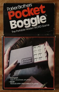 Pocket Boggle Game - Parker Brothers - Portable Hidden Word Game - Picture 1 of 16