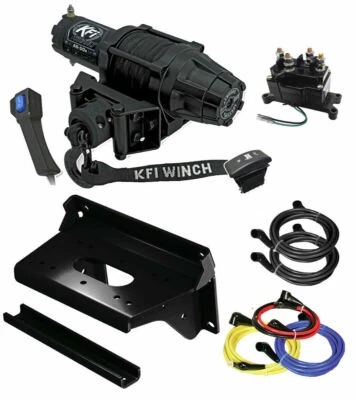 Cabrestante de asalto y montaje Kawasaki Mule Pro FXT DXT KFI AS-50X 5000 LB 2015+ Foto 1 de 4