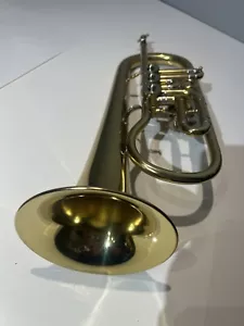 Scherzer Augsburg Germany Flugelhorn rotary valve Trumpet - Picture 1 of 11