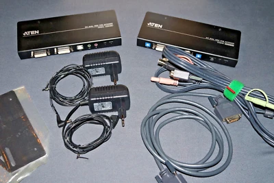 ATEN CE604 KVM Extender, 2x DVI, Audio, 2x USB, RS232 - Bild 1 von 4