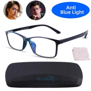 Gafas Con Bloqueo De Luz Azul Para Hombre Y Mujer Lentes Transparentes Antirayos - Picture 1 of 15