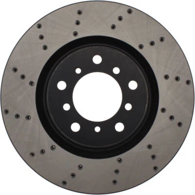 Stoptech 128.34058R Front Right Cross Drilled Disc Brake Rotor for 01+BMW M3 E46 - Imagem 1 de 4