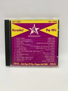 CD+G Karaoke DK Bad Boys Of Rap, Reggae Y R&B Pop Años 90 - Imagen 1 de 5