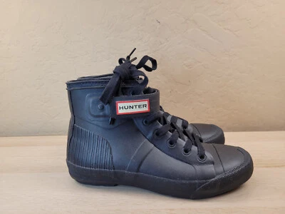 Women's Hunter Original High Top Shoes Black Size: 9 US / 7 UK - Image 1 of 4