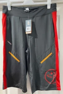 Pantalones cortos para hombre ZUMBA gimnasio entrenamiento baile natación playa gris rojo talla grande S XL XXL - Imagen 1 de 3
