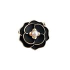 Buckle Pearl Floral Scarf Ring Clip Silk Scarf Buckle Clothing Ring Wrap Holder