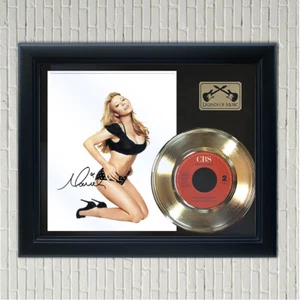 Reproduction d'enregistrement signée Mariah Carey « Envoyé d'encadrement » - Photo 1 sur 4