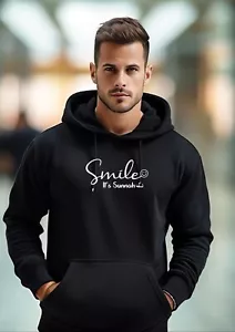 Smile It's Sunnah Hoodie Hoody Prayer Ramadan Hood EID Muslim Holy Month Gift - Picture 1 of 3