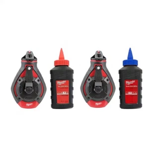 100 Ft. Bold Line Chalk Reel Kit with Red and 100 Ft. Bold Line Chalk Reel Kit w - Picture 1 of 12
