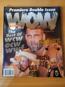 1999 WOW Premier Double Issue WCW ECW WWF Goldberg Steve Austin Van Dam Lugar - Bild 1 von 6