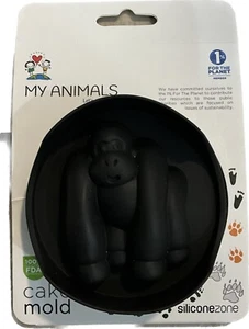 Siliconezone My Animals Gorilla Cake Mold 4.3” X 4.3” X 1.9” - Picture 1 of 3
