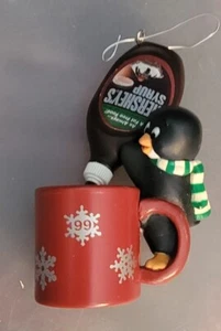 Vintage Hallmark HERSHEY’s COCOA BREAK Christmas Ornament: Hot Chocolate Penguin - Picture 1 of 3