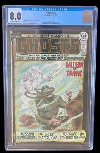 Ghosts # 2 CGC 8.0 OW/WHT Pages Bronze Age 1971 Leo Dorfman Story Nick Cardy - Picture 1 of 7