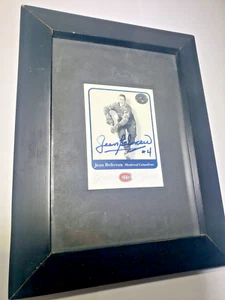Tarjeta Fleer Greats of the Game 2001 firmada por Jean Bellevel #3 con holograma B&E - Imagen 1 de 7