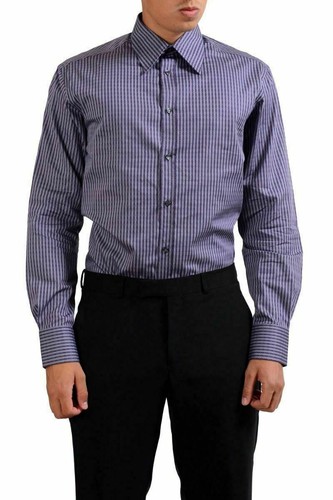 Camicia abito da uomo Versace Collection ""City"" taglia 14 5 15 5 15 75 16 5 17