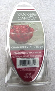 Yankee Candle Scented Wax Cubes: Cranberry Chutney 2.6oz - Picture 1 of 9