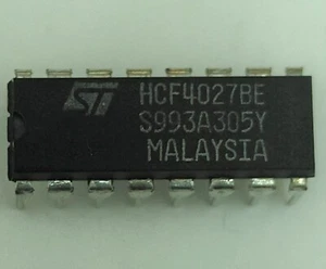 HCF4027BE Lote 23 Piezas STMicroelectronic Circuito Integrado Stock En Italia - Imagen 1 de 8