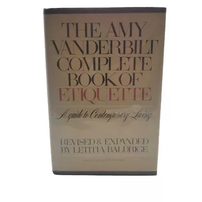 Libro completo de etiqueta Amy Vanderbilt 1978 vintage guía vida contemporánea Foto 1 de 4