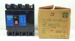 NUEVO DISYUNTOR MITSUBISHI NF250-CS 250 AMPERIOS 4 POLOS - Imagen 1 de 13