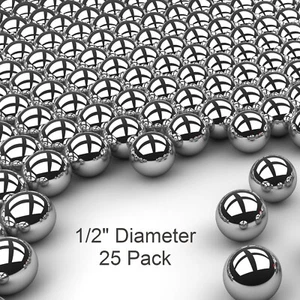 Bolas de rodamiento de acero inoxidable de 25 1/2" pulgadas G25 Precision 440 - Imagen 1 de 3