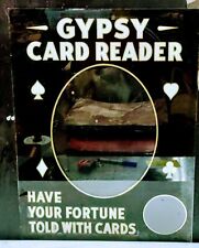 NOS Gypsy Card Reader Fortune Teller Reverse Painted Glass, Tarot Witch  Psychic