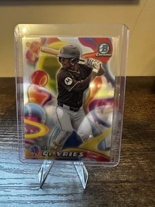 Mashers de fusión con inserción cromada Bowman 2025 Leo De Vries #MM-8 San Diego Padres - Imagen 1 de 2