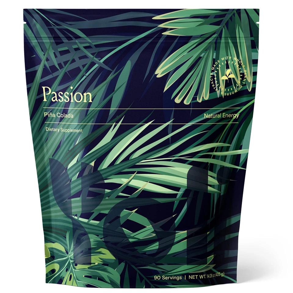 Yoli® Passion Energy Drink Powder Mix - Mezcla de bebidas energéticas naturales para Enduranc... Foto 1 de 4