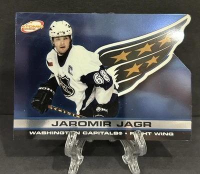 2001-02 Pacific Atomic Troquelado Jaromir Jagr Capitals #98 Foto 1 de 2