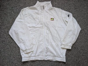 Vintage Nike Jacket Mens XL White Agassi Challenge Court Tennis 90s Retro Boxy - Picture 1 of 16