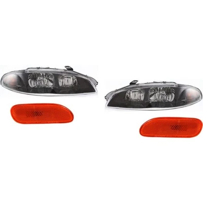 Headlight Driving Head light Headlamp  Driver & Passenger Side Left Right Foto 1 de 4