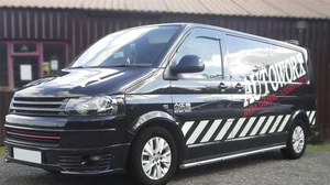 Side Bars + WhiteLEDs + Down Lights For Volkswagen T5 Transporter SWB 2004-2015 - Picture 1 of 7