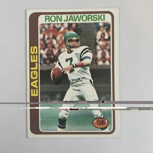 Ron Jaworski 1978 Topps Fußballkarte #449 - Bild 1 von 2