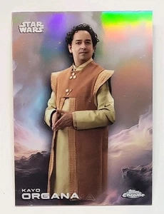 2025 Topps Chrome Star Wars #127 Kayo Organa Rainbow Refractor Parallel Card - Bild 1 von 2