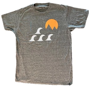 Hurley Herren Tshirt Large grau Meer und Sonnenuntergang - Bild 1 von 3