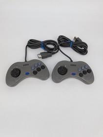 x2 Sega Saturn Controller HSS-0101 (1994) JPN Saturn SS Control Pad Pair - NEW
