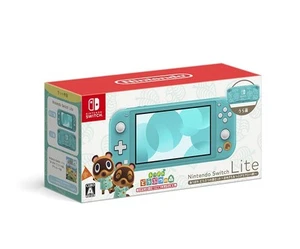 Nintendo Switch Lite Animal Crossing Set ~Mamekichi & Tsubukichi Aloha Pattern~ - Picture 1 of 3