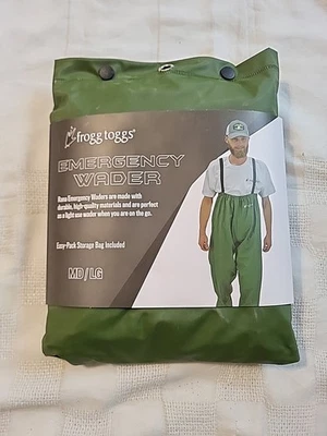 Frogg Toggs Vadeadores de Emergencia Impermeable PVC Ligero Equipo de Pesca Tamaño MD/LG Foto 1 de 2