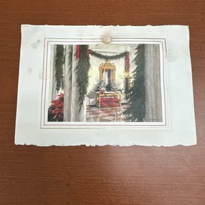 1988 Ronald Reagan White House Presidential Christmas Card - Picture 1 of 2