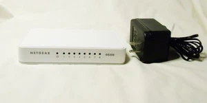 NETGEAR GS208v2 Commutateur Gigabit Ethernet 8 ports avec adaptateur secteur - Photo 1/7