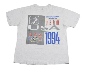 Vintage Olympics Team USA 1994 Norwegen Trikot Größe L - Bild 1 von 3