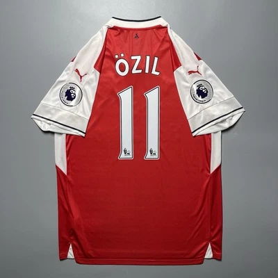 ARSENAL PUMA 2016/2017 FOOTBALL SOCCER HOME JERSEY #11 OZIL SIZE “XL” 749712 - Image 1 of 4